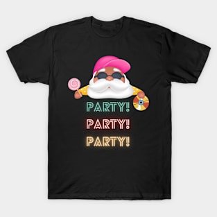 Funny vintage Santa need party T-Shirt